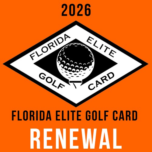 2025 Florida Elite Golf Card- Renewal