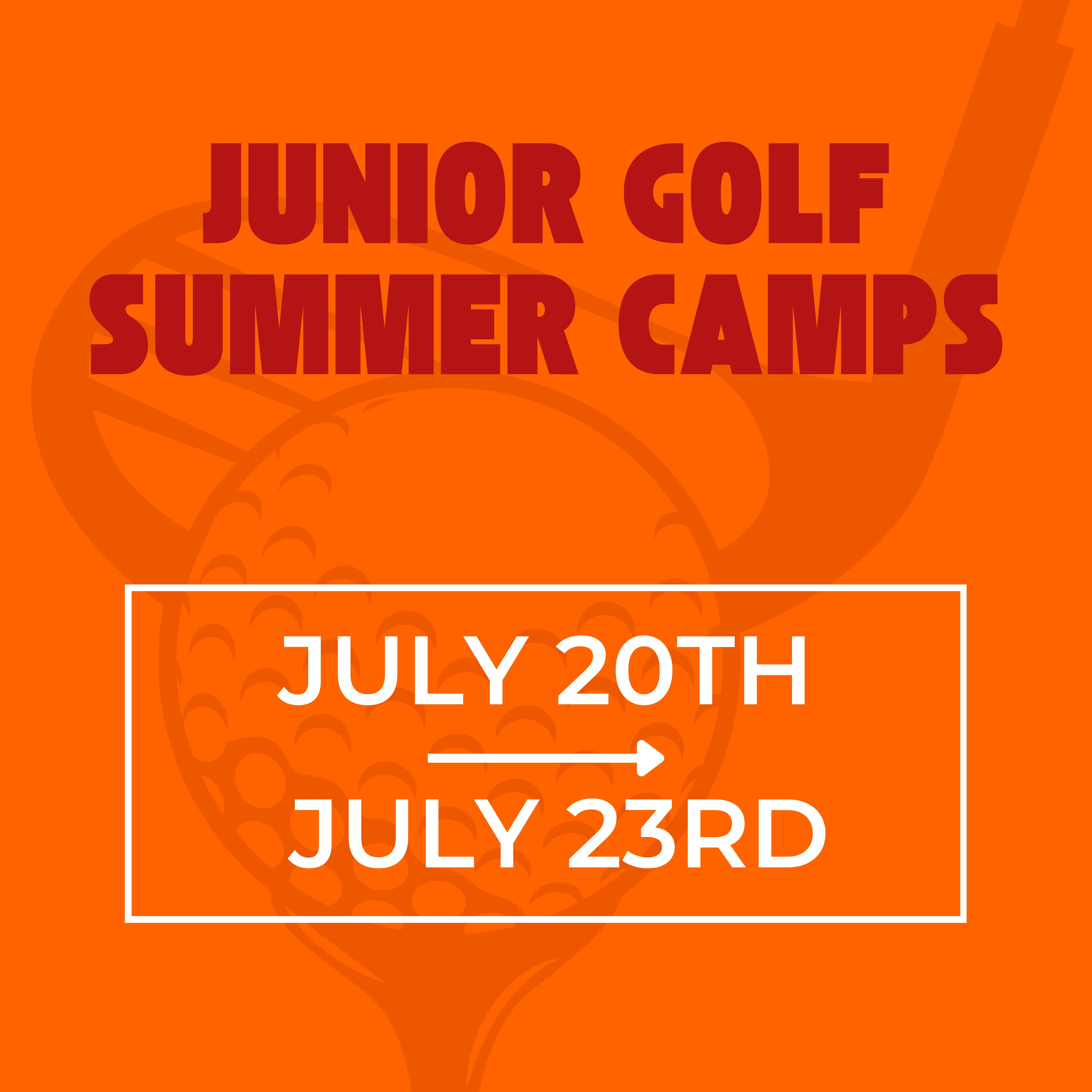 Summer Camp: July 20th - July 23rd